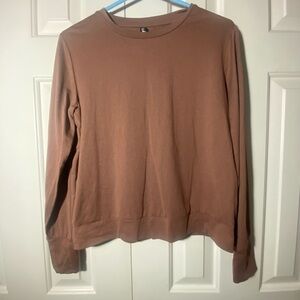 Lukka Women's Tan Long Sleeve Top